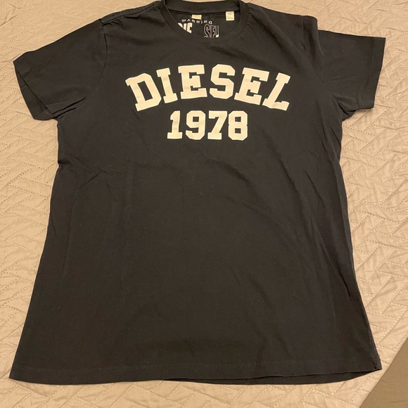 Diesel men's shirt, US medium, black and white - Picture 1 of 1
